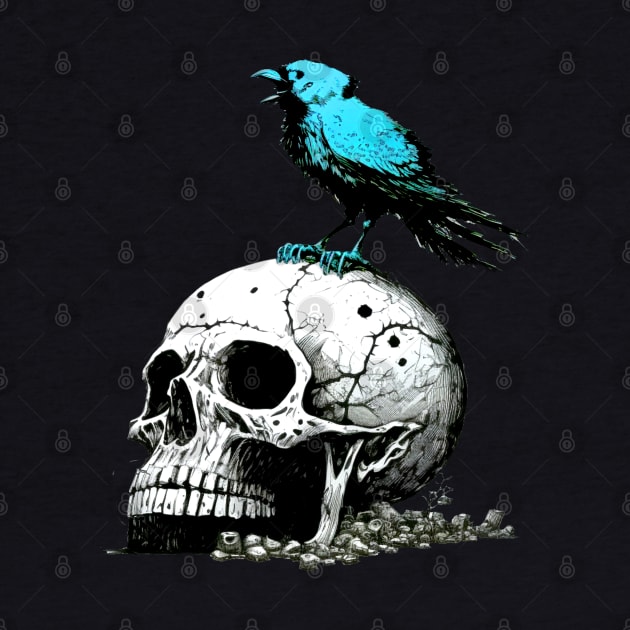 The Blue Bird Social Media is Dead to Me, No. 1 on a Dark Background by Puff Sumo